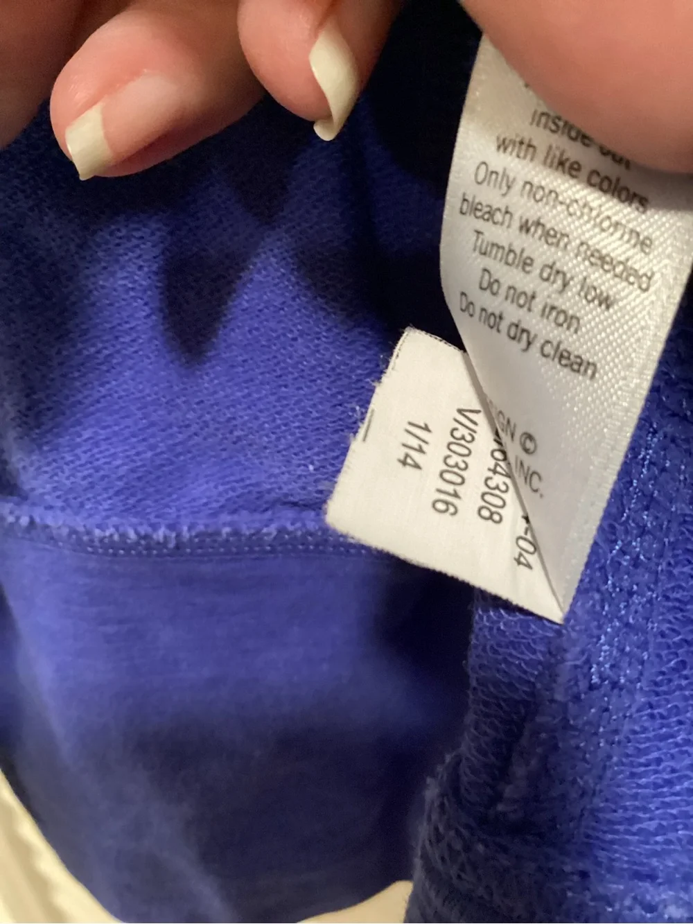 Athleta  Blue Hooded Utility Jacket Kangaroo pockets/Thumb holes M